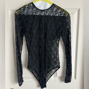 Fendi Mesh Bodysuit Sz 2